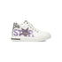 Sneakers alte bianche con dettagli glitterati 10 Baci, Scarpe Bambini, SKU k232000232, Immagine 0